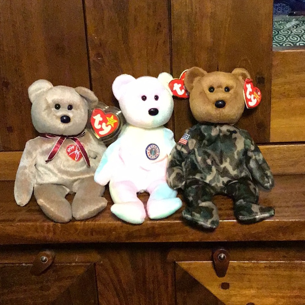 6 x Ty Beanie Babies